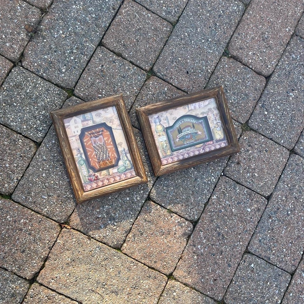 Vintage Framed Art Set